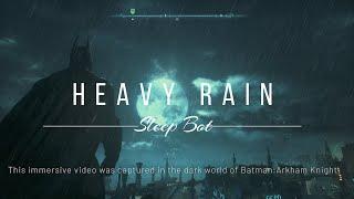 Heavy Rain In Gotham City | No Ads | Calming Rain Sounds For Sleeping