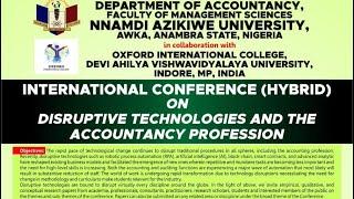 Disruptive Technologies and the Accounting Profession - Prof. (Dr.) Punit Kumar Dwivedi, India.