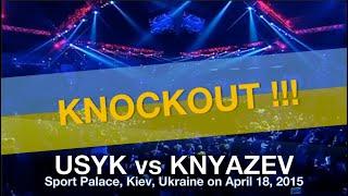 НОКАУТKNOCKOUT! OLEKSANDR USYK vs ANDREY KNYAZEV EPIC BOXING FIGHT