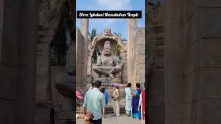 Shree Lakshmi Narasimhan Temple #love #history #hampi #travelvlog #travel #couplegoals #hampiturism