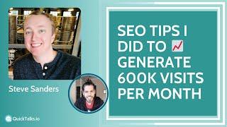 Simple SEO tips for side projects  | Steve Sanders @ QuickTalks