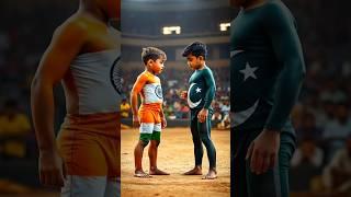 Indian Wrestlers Vs Pakistan Wrestler Big Fight  Wrestlers Magic Talent Kumar 777 #magic #india