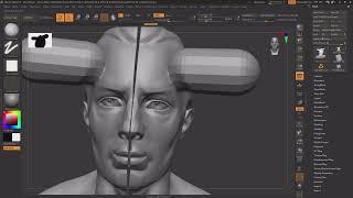 【ZBrush 2022】【memo】remesh by union:accucurve transpose | brush