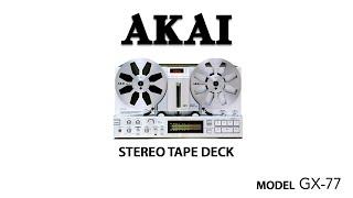 Akai GX-77 Open Reel Deck Restoration & Calibration