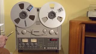 Tascam BR-20 Reel to Reel Mastering Deck - Demo