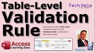 How to use a Table-Level Validation Rule to Check Multiple Fields in a Record in Microsoft Access