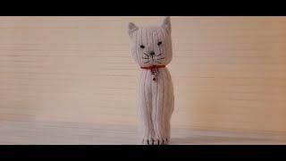 Милый Котенок из Одинокого Носка своими руками  / Cute Kitten of Lone Sock