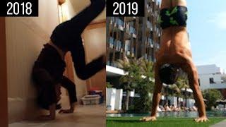 12 Months Handstand Transformation (0 to 40 seconds) | My Calisthenics Journey