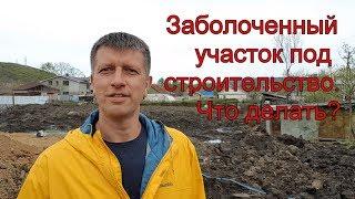 Заболоченный участок под строительство - что делать? Отсыпка и дренаж участка