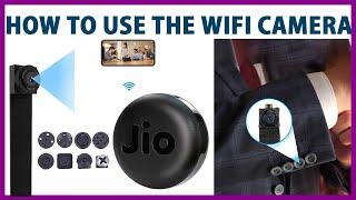 How to use wifi live stream cameara button