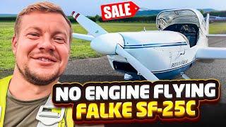 Scheibe Falke SF-25C (Rotax Falke) Flight review. Sale