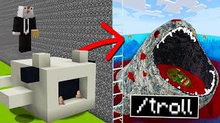 Minecraft Yapı Kapışmasında KORKU MODU ile TROLLEDİM!