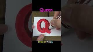 Qq Queen #letteridentification #drawing #alphabetforchildren