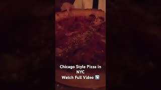 Some of the BEST Chicago Style Pizza is in NYC #chicagostylepizza #nycpizza #newyorkpizza