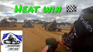 Racing Dirt Karts. Race1 P1  125Heavy Blanchtown South Australia 