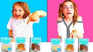 TWIN TELEPATHY CAKE CHALLENGE 2 | *hilarious* with The Norris Nuts SIS Vs BRO style