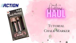 Chalk Marker  Test von Action Haul Januar 2025