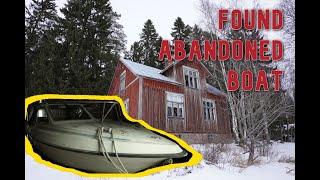 Abandoned boat found while exploring a house!