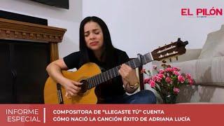 Compositora de ‘Llegaste tú’ cuenta cómo nació la canción éxito de Adriana Lucía