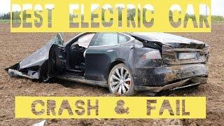 BEST of Electric Cars ( CRASH & FAIL ) ( Pure ZzZzZzZzZzOUND ) (HD)