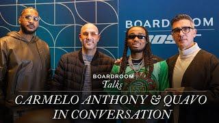 Carmelo Anthony, Quavo, & Bose CEO Jim Mollica Talk Basketball, Music, & Business With Rich Kleiman