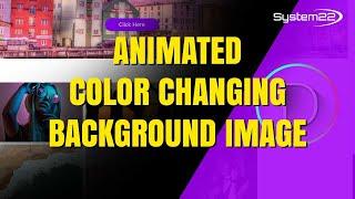 Divi Theme Animated Color Changing Background Image