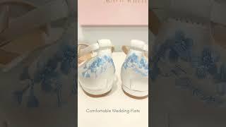 BLUE WEDDING SHOES FOR BRIDES perfect bridal shoes#bride #bridetobe  #weddinginspo #bridal