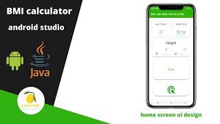 How to create bmi Calculator in android studio | BMI calculator in android studio