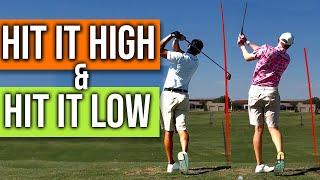 How to Hit High and Low Golf Shots