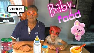 BABYFOOD Challenge Summer gegen Opa wer gewinnt das Battle??