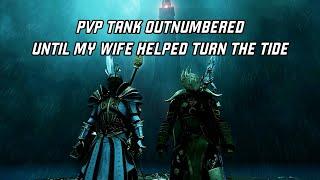 New World Aeternum -  PvP Tank | Omni Tank and Twotie The Shield Maiden 2vX OPR Outnumbered