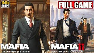 Mafia 1 + 2 Definitive Edition Gameplay Walkthrough [Full Game PC - All Cutscenes Longplay] No Comme