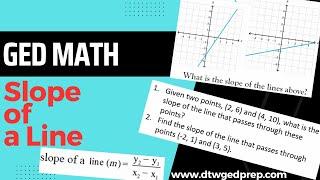 Slope of a Line - GED Math