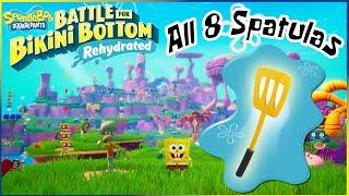 Jellyfish Fields - All Golden Spatulas | SpongeBob Battle for Bikini Bottom - Rehydrated