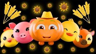  Old MacDonald Had A Farm with Funky Fruits | Baby Sensory & Song | Fun Animation & Dance Party 