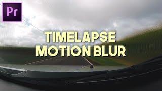 SICK Motion Blur Timelapse Effect (Premiere Pro CC 2017)