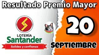 Resultado LOTERIA DE SANTANDER Viernes 20 de Septiembre de 2024