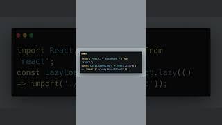 Boost React Performance with Lazy Loading #ReactTips