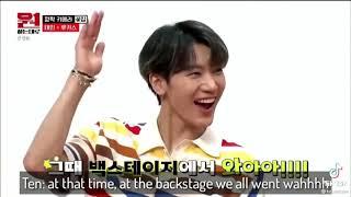 Idols reacting to Love Shot Kai performance at SBS