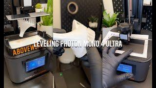 Leveling the brand new photon mono 4 ultra by Anycubic