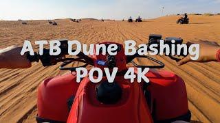 Power and Speed Unleashed: ATB Bike Desert POV Adventure | 4K 60 FPS