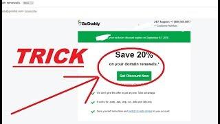 GoDaddy Exclusive Promo Codes for Renewal Domain Names