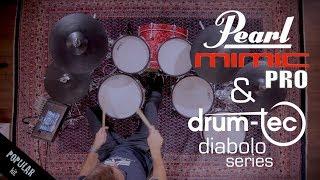 Pearl Mimic Pro sound demo with drum-tec diabolo electronic drums