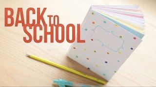 Back to school: как сделать блокнот с нуля