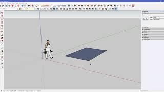 SketchUp 02 Инструмент линия и указатель