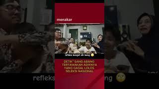 ABANGNYA REFLEKS LEPAS TERTAWA SAAT TAU ADIKNYA GAGAL SNBT/SNBP #indonesia