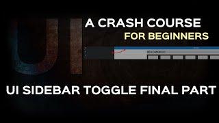 Semantic UI Tutorial| Sidebar Toggle in UI Semantic Final Part| Framework tutorial for Beginners