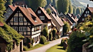 Eschbach!A wine village in the heart of Germany!Autumn walk through a German village