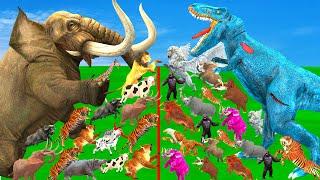 Animal Epic Battle - Modern vs Prehistoric Wild Animals | Animal Revolt Battle Simulator