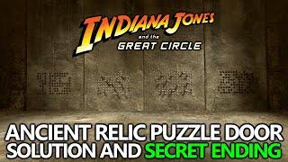 Indiana Jones and the Great Circle - Relic Door Puzzle Solution & Secret Ending